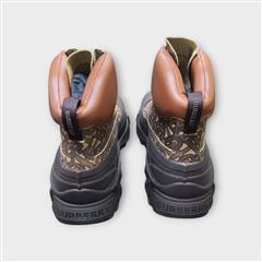 Burberry Men's Arthur TB Monogram Hiking Boots Size Eur 44